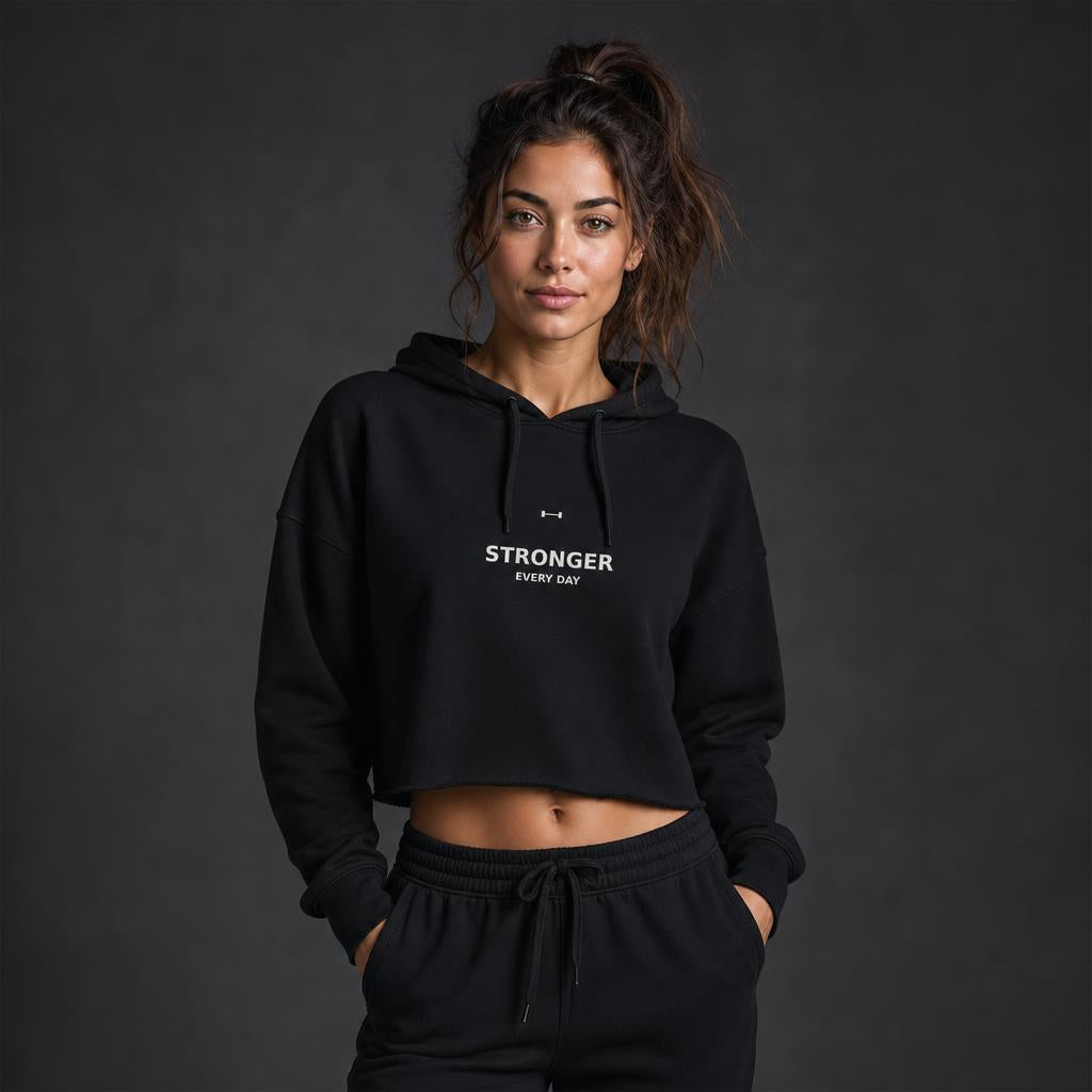 Sudadera Corta Stronger Every Day